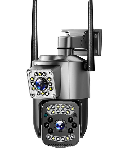 Уличная IP WIFI 3Mp IP66 2 независимых обьектива MPx+3MPx камера ...