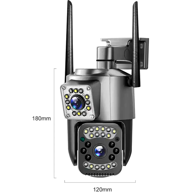 Вулична IP 3Мп+3Мп камера відеоспостереження SC03B V380pro (L) - Фото 3 Вулична IP 3Мп+3Мп камера відеоспостереження SC03B V380pro (L) - изображение 3