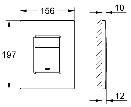 Панель смыва GROHE EVEN 38966SH0 - изображение 5