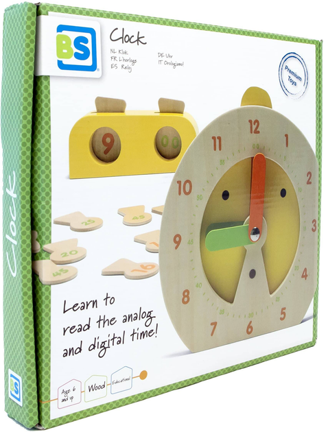 Zestaw zabawek Bs Toys Clock (8717775444077) - obraz 1