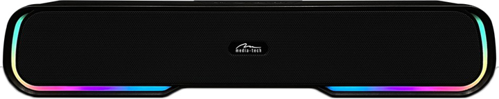 Акустична система Media-Tech Phantom BT 2.0 Bluetooth Soundbar 10 Вт LED Light (MT3180) - зображення 1