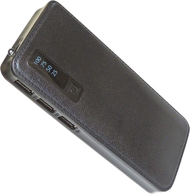 Powerbank Treqa 12000 mAh Black (YD008 BLACK) - obraz 1