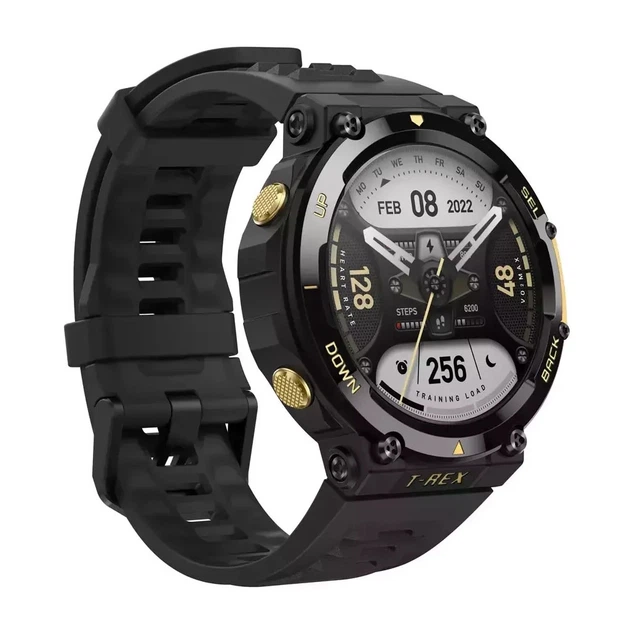 Смарт-годинник Amazfit T-REX 2 Astro Black Gold - зображення 3