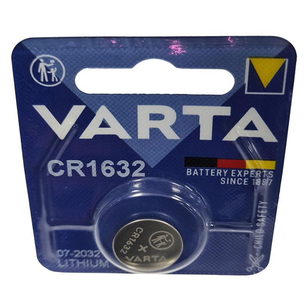 Батарейка Varta CR1632 Lithium 3V (блистер 1 шт) (43955) – фото, отзывы ...