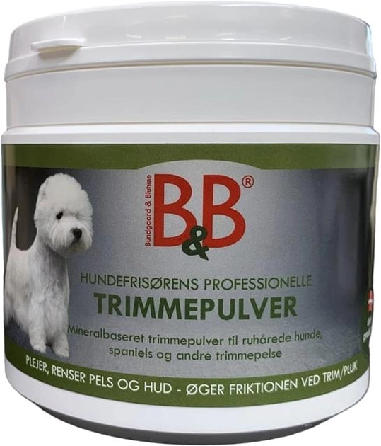 Profesjonalny puder pielęgnacyjny dla psów B&B Trimming Powder Mineral Based (5711746202287) - obraz 1