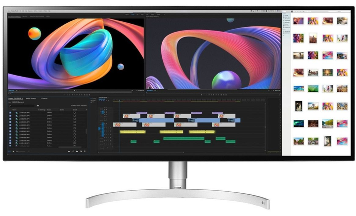 LG Монітор 34" 34WK95U-W 2xHDMI, DP, Thunderbolt3, USB, MM, NanoIPS, 5160x2160, DCI-P3 98%, ActionSync, HAS, HDR600 - изображение 1