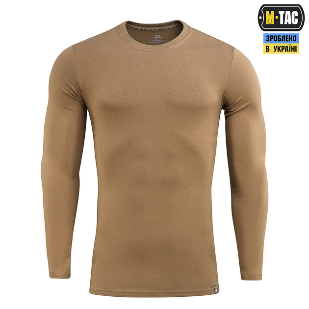 M-Tac футболка длинный рукав 93/7 Coyote Brown 3XL - изображение 2