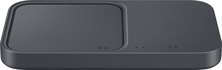 Бездротовий зарядний пристрій Samsung Wireless Charger Duo w/o TA 15 Вт Dark Grey (EP-P5400BBEGEU) - зображення 1