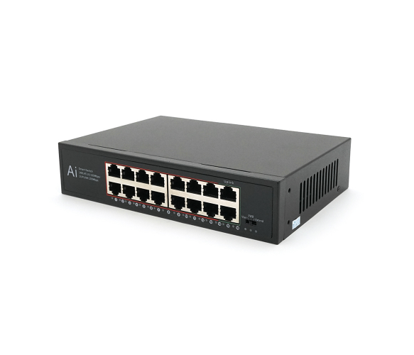 Комутатор Merlion MS1016 16 портів Ethernet 10 - 100 Мбіт - сек. метал AC220V. - Фото 1 Комутатор Merlion MS1016 16 портів Ethernet 10 - 100 Мбіт - сек. метал AC220V. - изображение 1