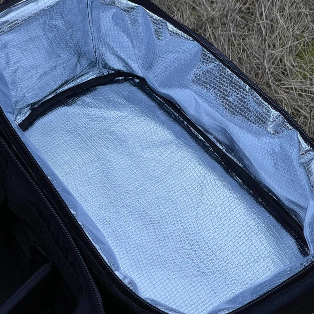 Рибальська коропова сумка GARMATA Profish 3в1. Універсальна сумка для риболовлі з термо відділом. Multicam Black. - зображення 9
