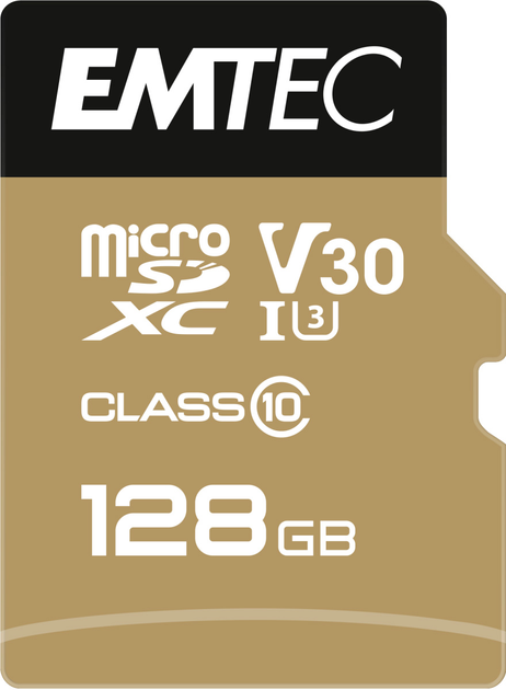 Karta pamięci Emtec microSD UHS-I U3 SpeedIN Pro 128GB + adapter SD (ECMSDM128GXC10SP) - obraz 1