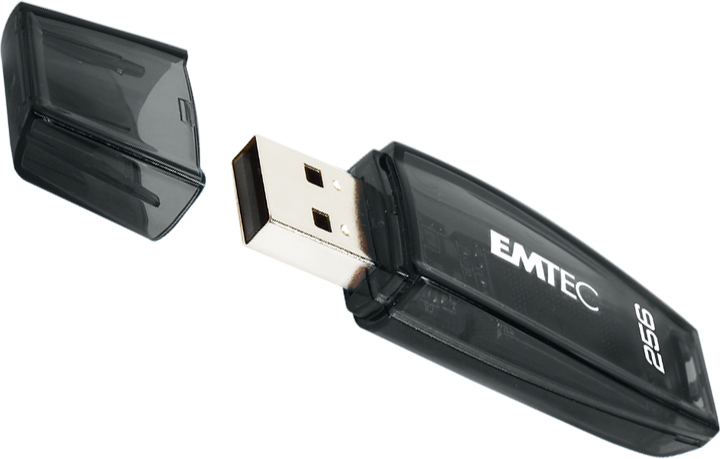 Pendrive Emtec C410 256GB USB 3.2 Black (ECMMD256GC410) - obraz 1