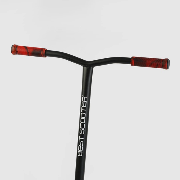 Трюковый самокат Best Scooter LineRunner LR-71405 с рулевой системой HIC, колеса 110 мм + 2 пеги, Черно-красный - изображение 6