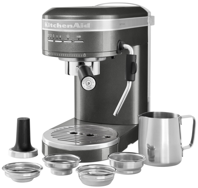Кавоварка рожкова KitchenAid Artisan 5KES6503EMS - зображення 6