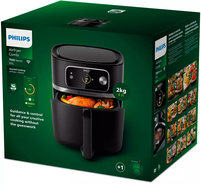 Frytkownica beztluszczowa Philips Combi XXL HD9880/90 - obraz 12