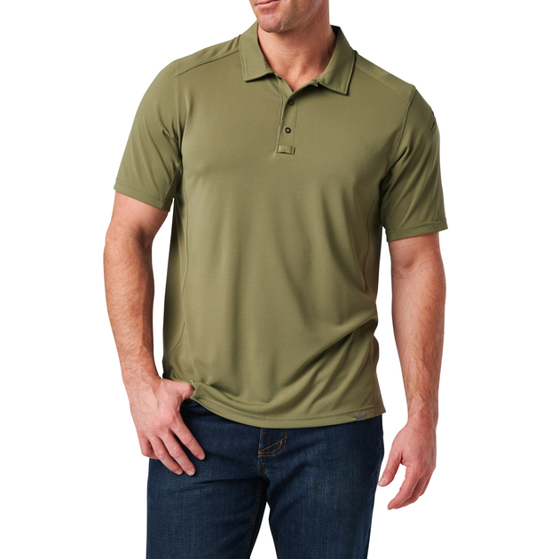 Футболка поло 5.11 Tactical® Paramount Chest Polo 2XL Tank Green - изображение 1