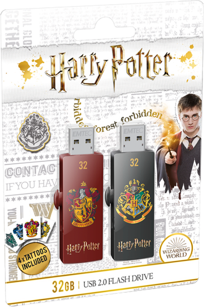 Флеш память USB Emtec M730 32GB USB 2.0 Harry Potter Gryffindor & Hogwarts (ECMMD32GM730HP01P2) - изображение 14
