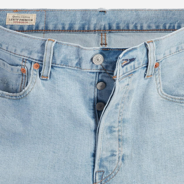 Джинси Regular fit чоловічі Levi's 501 Original 00501-3421 36-32 Сині (5401128040452) - зображення 9