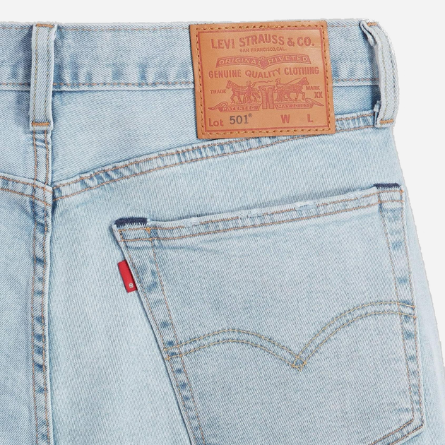 Джинси Regular fit чоловічі Levi's 501 Original 00501-3421 36-32 Сині (5401128040452) - зображення 10
