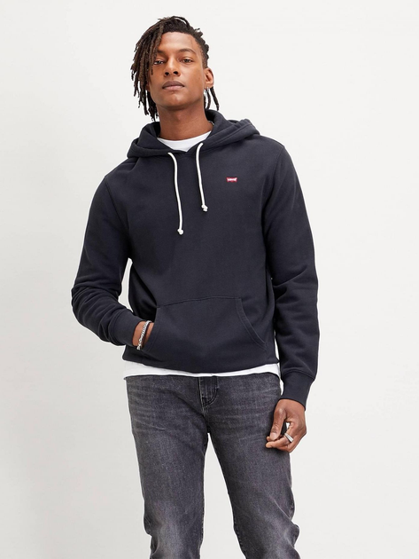 Bluza męska z kapturem kangurka Levi's The Original Hm Hoodie 34581-0001 M Czarna (5400898329040) - obraz 1