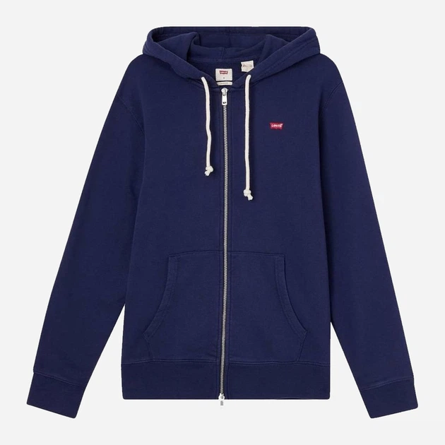 Толстовка на блискавці чоловіча Levi's The Original Hm Zip Up 34584-0011 XL Navy Bl (5401043953905) - зображення 5