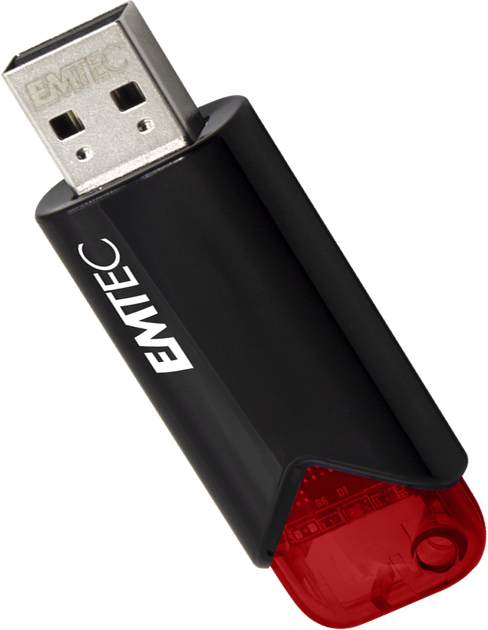 Pendrive Emtec B110 Click Easy 16GB USB 3.2 Red (ECMMD16GB113) - obraz 1