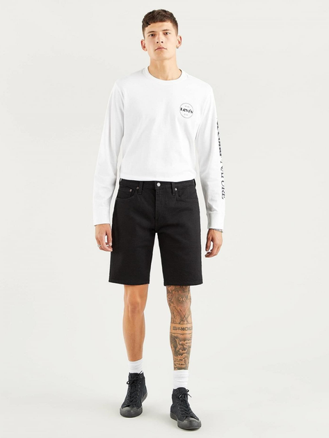 Krótkie spodenki męskie jeansowe Levi's 405 Standard Shorts 39864-0037 32 Czarne (5400898960489) - obraz 3