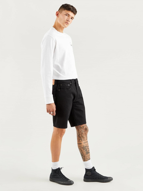 Шорти джинсові подовжені чоловічі Levi's 405 Standard Shorts 39864-0037 33 Чорні (5400970119279) - зображення 4