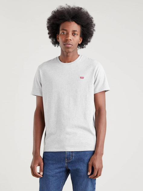 Футболка бавовняна чоловіча Levi's Ss Original Hm Tee 56605-0130 S Light Mist (5400970725401) - зображення 1