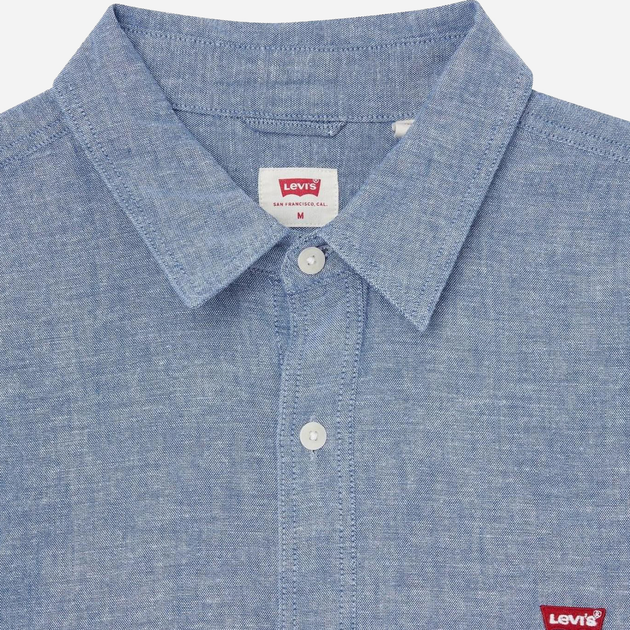 Сорочка літня чоловіча Levi's Ls Battery Hm Shirt Slim 86625-0017 XL Navy (5401043516438) - зображення 7