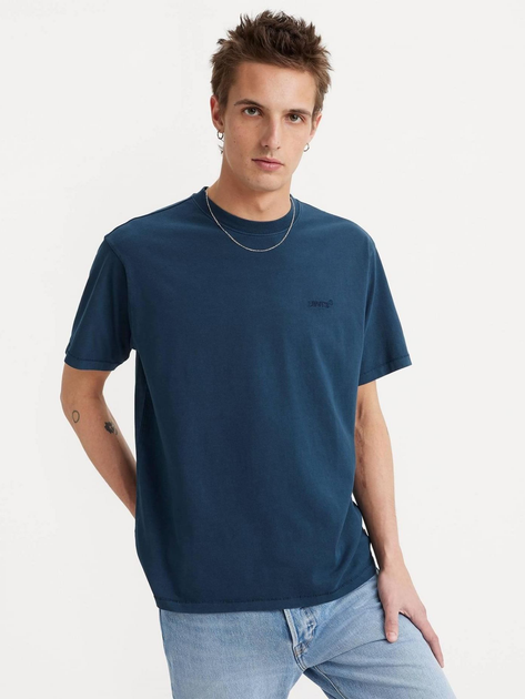 Футболка бавовняна чоловіча Levi's Red Tab Vintage Tee A0637-0058 M Naval Acad (5401128008681) - зображення 1