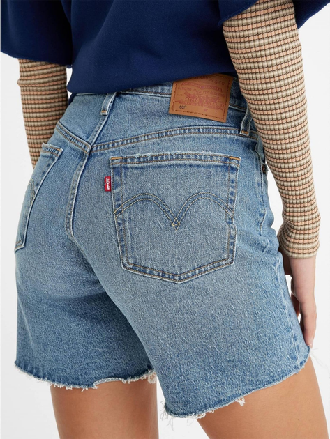 Шорти джинсові жіночі Levi's 501 Mid Thigh Short 85833-0034 25 Odeon (5401105690045) - зображення 6