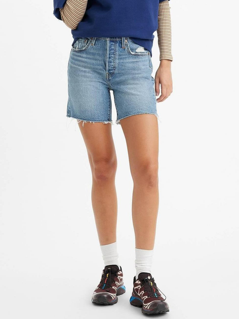 Шорти джинсові жіночі Levi's 501 Mid Thigh Short 85833-0034 30 Odeon (5401105690083) - зображення 1