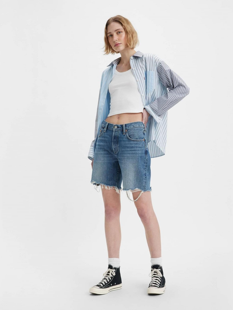 Шорти джинсові жіночі Levi's 50190S Short A1962-0014 25 Сині (5401105996123) - зображення 3