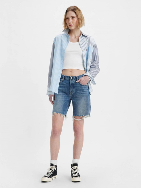 Шорти джинсові жіночі Levi's 50190S Short A1962-0014 25 Сині (5401105996123) - зображення 5