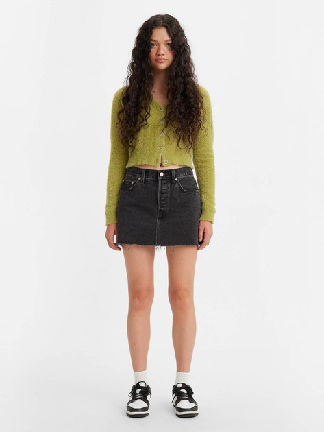 Спідниця джинсова міні літня пряма жіноча Levi's Icon Skirt A4694-0000 28 Theres A Storm Comi (5401105466671) - зображення 5