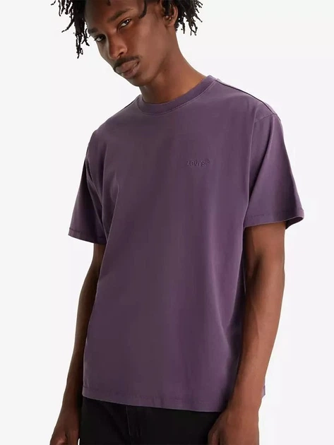 Футболка бавовняна чоловіча Levi's Red Tab Vintage Tee A0637-0082 S Garment Dye Navy Co (5401128655915) - зображення 3