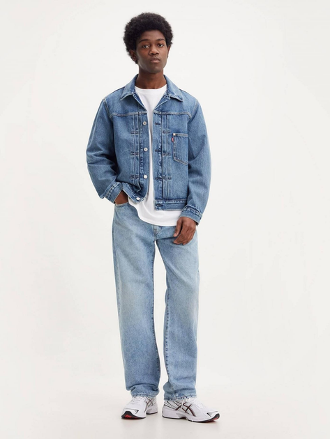 Куртка джинсова чоловіча Levi's Type I Trucker A3174-0004 M Темно-синя (5401043441563) - зображення 3