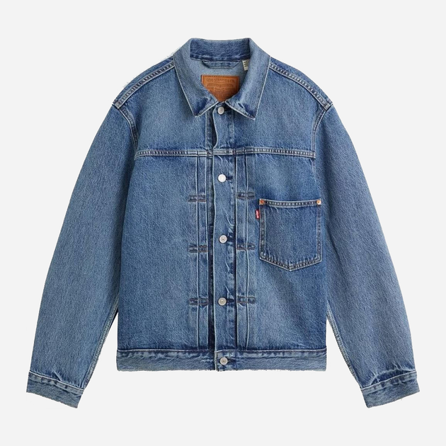 Куртка джинсова чоловіча Levi's Type I Trucker A3174-0004 S Темно-синя (5401043517268) - зображення 5