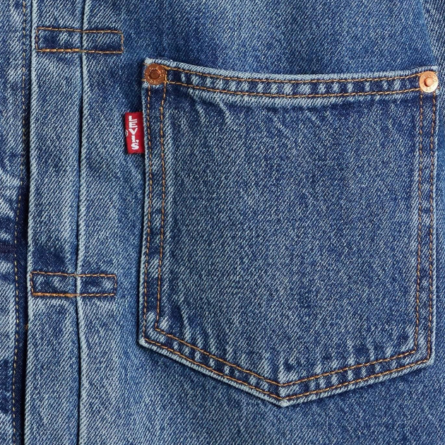 Kurtka jeansowa męska Levi's Type I Trucker A3174-0004 L Granatowa (5401043517251) - obraz 8