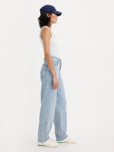 Jeansy rurki damskie Levi's Baggy Dad A3494-0033 27-34 Niebieskie (5401128868636) - obraz 4