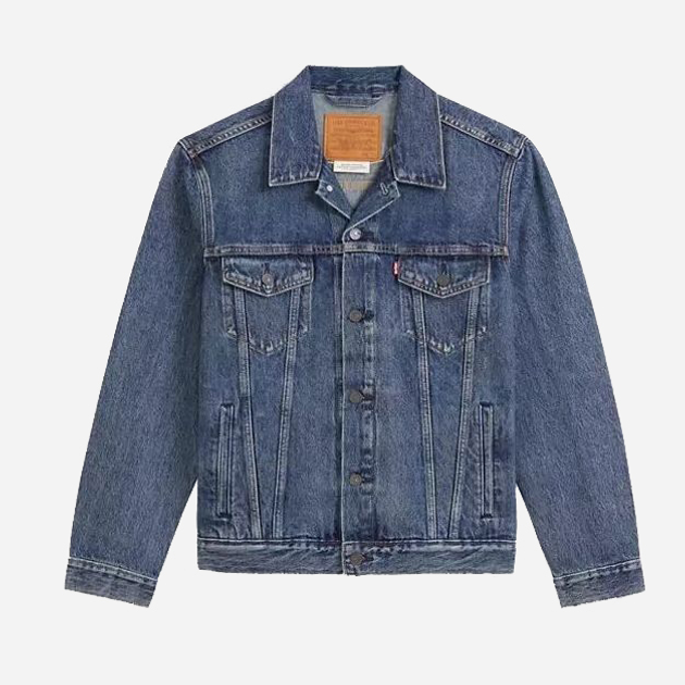Куртка джинсова чоловіча Levi's The Trucker Jacket 72334-0573 S Темно-синя (5400970991028) - зображення 4