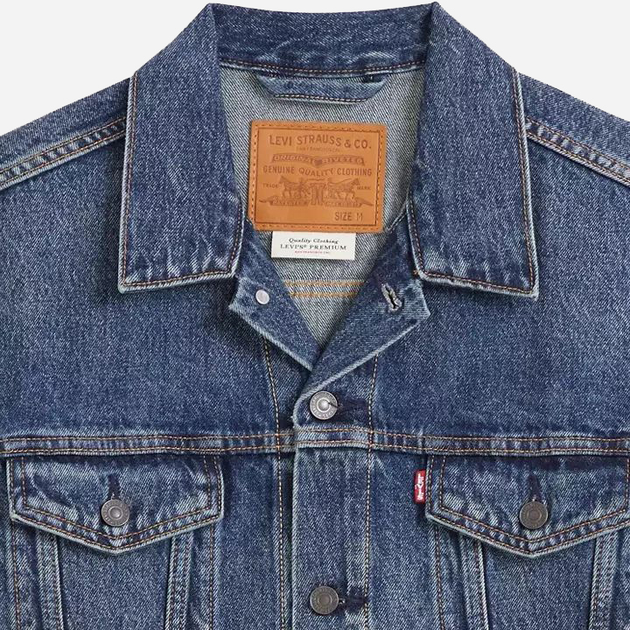 Куртка джинсова чоловіча Levi's The Trucker Jacket 72334-0573 S Темно-синя (5400970991028) - зображення 6