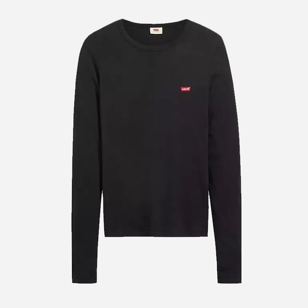 Лонгслів довгий жіночий Levi's Ls Baby Tee 69555-0014 XS Caviar (5400816762300) - зображення 5