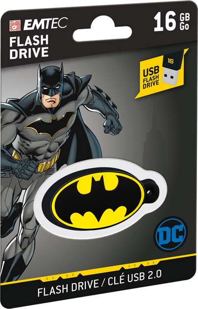 Флеш пам'ять USB Emtec DC Comics Collector Batman 16 GB USB 2.0 (ECMMD16GDCC02) - зображення 2