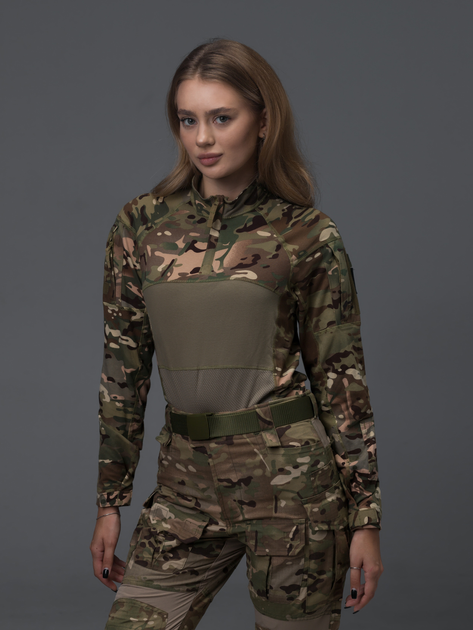 Тактична сорочка жіноча BEZET 7396 S Камуфляжна (ROZ6501040428) - зображення 1