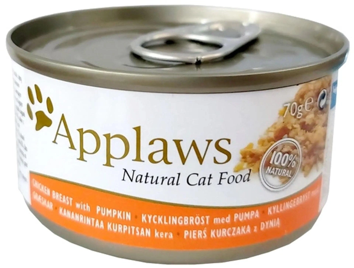 Karma mokra dla kotów Applaws Wet Cat Food Chicken and Pumpkin 70 g (5060122490412) - obraz 1