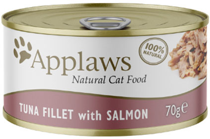 Вологий корм для котів Applaws Wet Cat Food Tuna salmon 70 г (5060708561437) - зображення 1