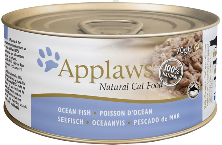 Karma mokra dla kotów Applaws Wet Cat Food Fish collection 12 x 70 g (5060333437381) - obraz 4