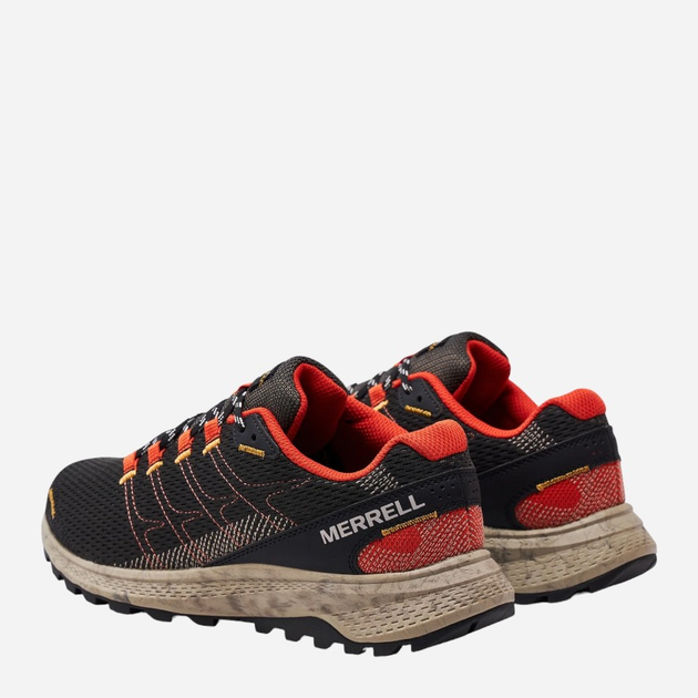 Buty do biegania męskie Merrell Fly Strike J067377 45 (11US) 29 cm Czarny/Pomarańczowy (195017999444) - obraz 4